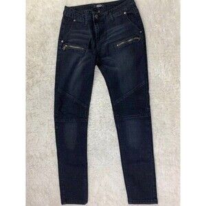 Bee & Ceci Size 9 Womens Jeans Skinny Zippers Stretch Mid Rise